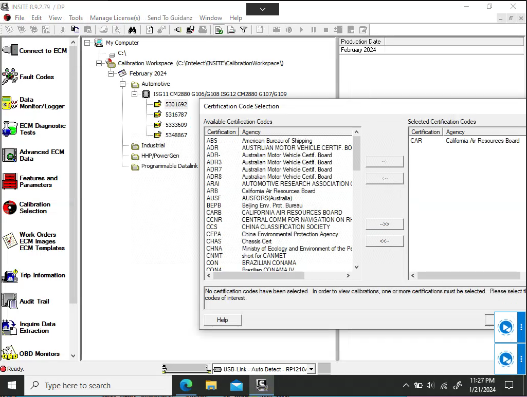 CUMMINS INSITE 8.9.2.79 PRO 2024 Diagnosis Software