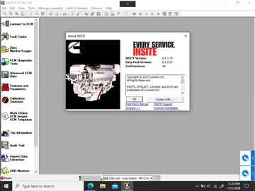 CUMMINS INSITE 8.9.2.79 PRO 2024 Diagnosis Software